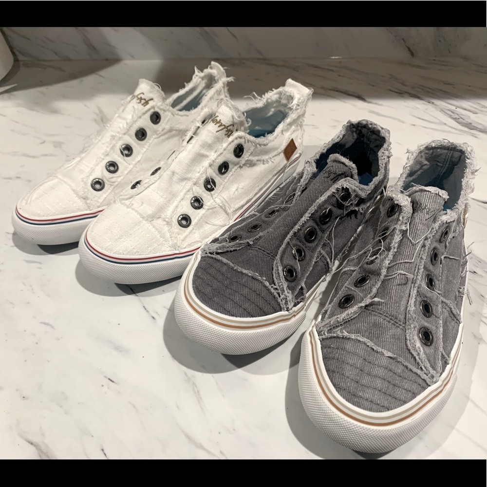 2 pairs of blowfish sneakers Sz 9